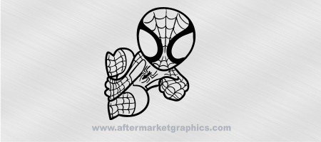 Spiderman Sideways Decal